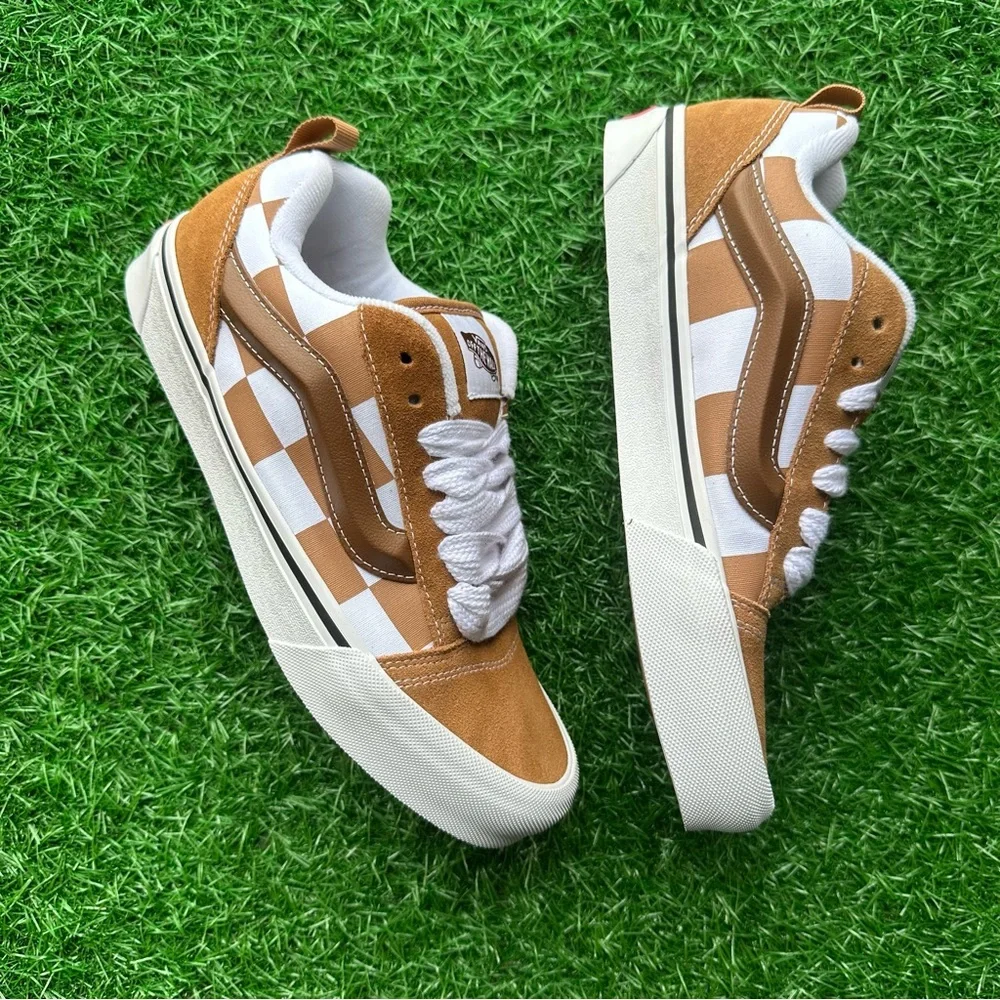 Vans Knu Skool Mega Check Brown - Picture 8 of 10